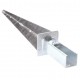 KOTWA WBIJANA POD SŁUPEK 60 mm x 60 mm